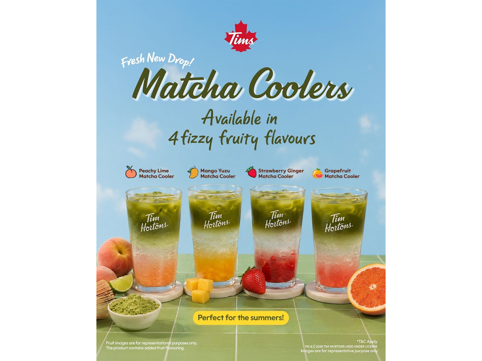 Tim Hortons® India Introduces All-New Refreshing Matcha Coolers