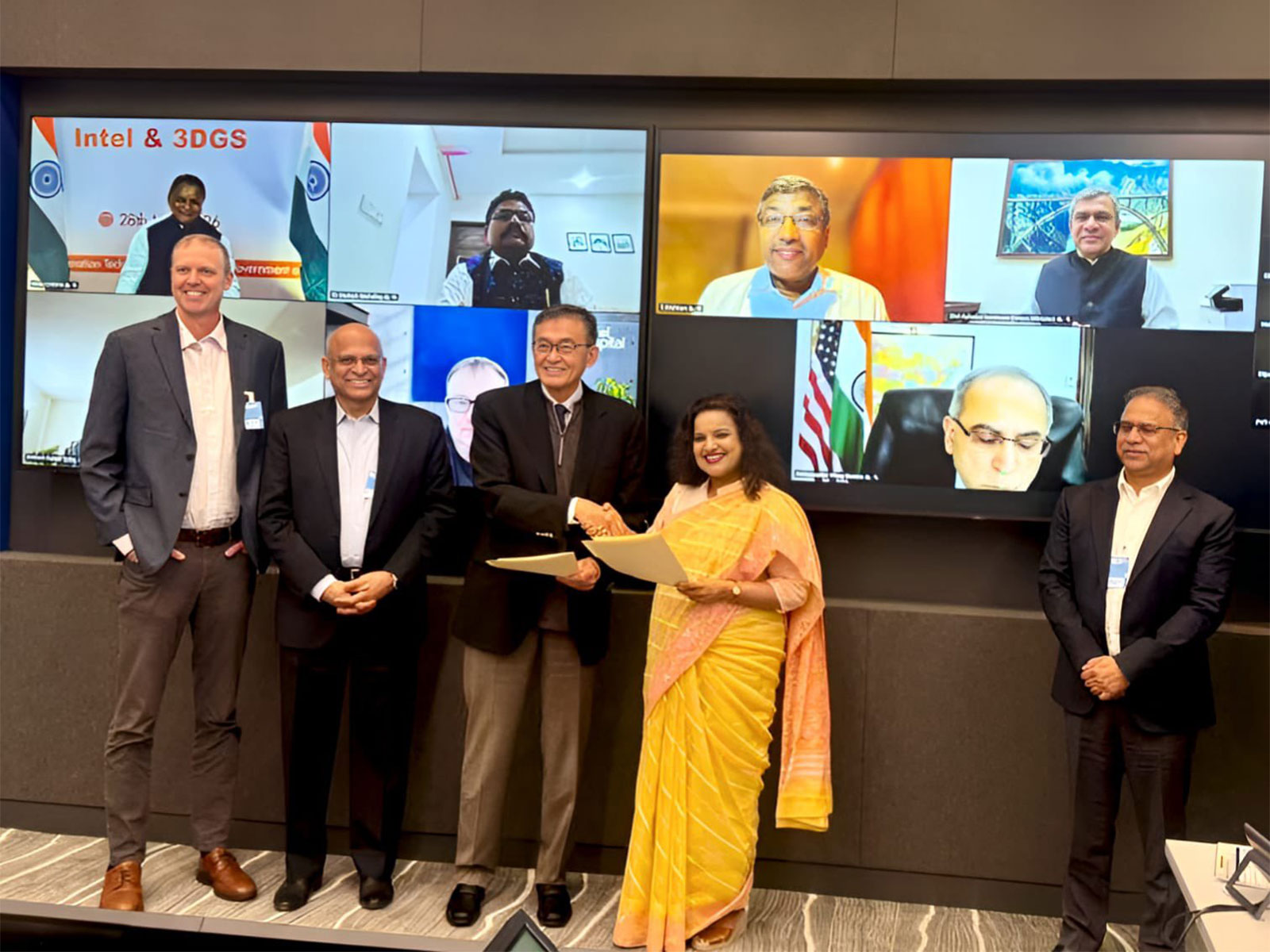 Govt. of Odisha, Intel and 3DGS signs an MoU (Photo/X@AshwiniVaishnaw)