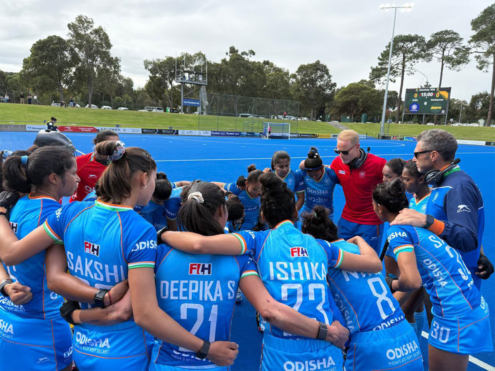 Indian Women's Hockey Team in hurdle (Photo: Hockey India)