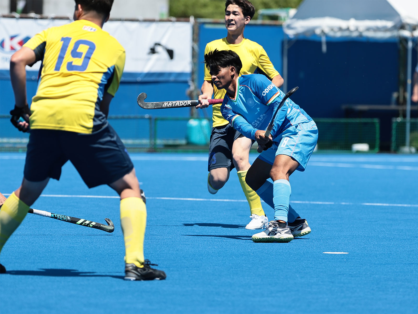 Ketan Kushwaha  in action (Photo: Hockey India)