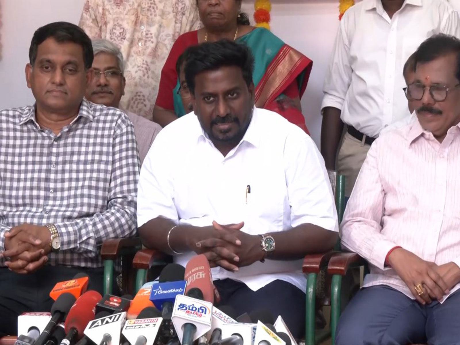 Tamil Nadu Education Minister Rajmohan (Photo/ANI)