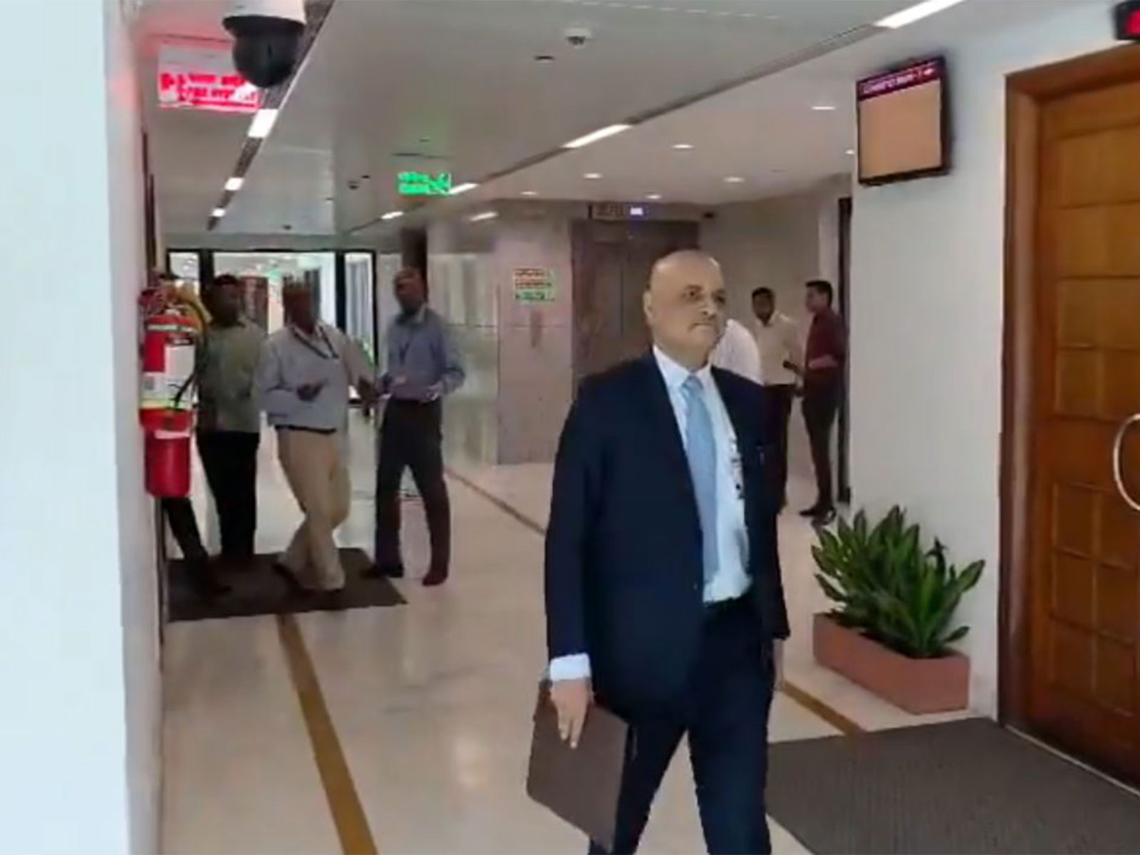 CBI Director Praveen Sood and NTA DG Abhishek Singh were among senior officials who presented their views to a parliamentary panel (Photo/ANI)CBI Director Praveen Sood and NTA DG Abhishek Singh were among senior (Photo/ANI)