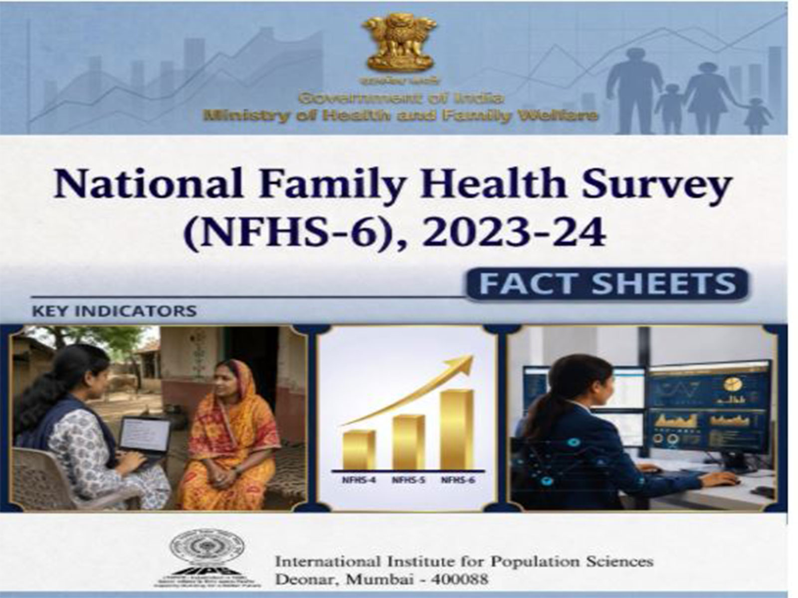 Ministry of Health and Family Welfare  released the National Family Health Survey 6 today (Photo/PIB)