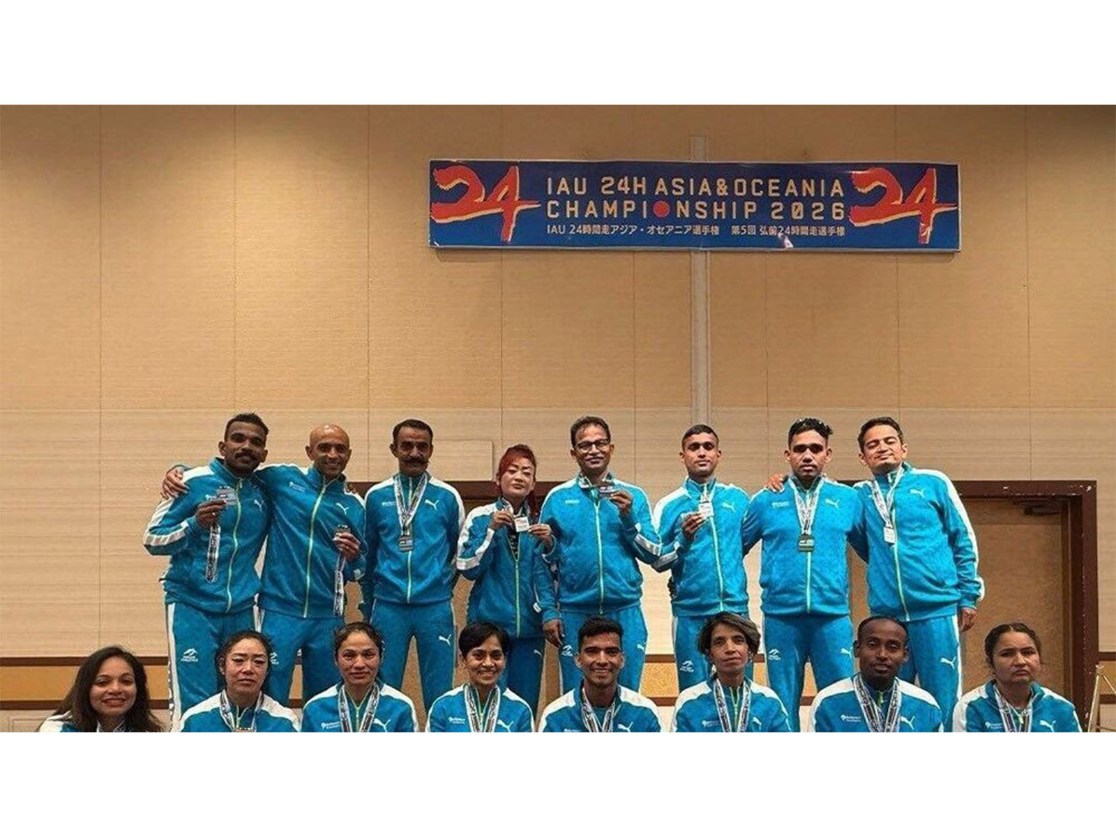 India men and women squad for IAU 24-Hour Asia & Oceania Championship held in Hirosaki, Japan. (Photo: AFI)