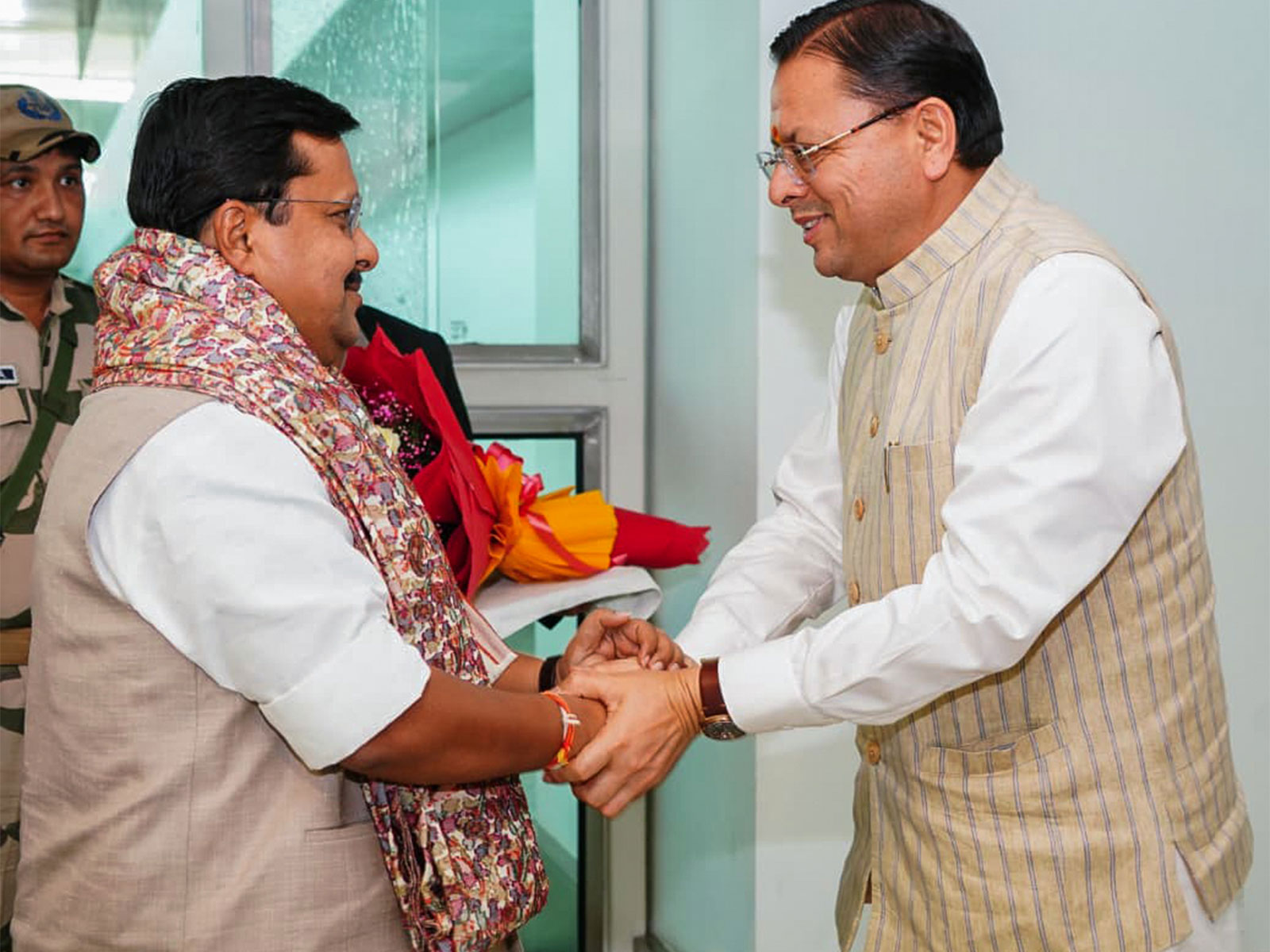 BJP national president Nitin Nabin and Uttarakhand CM Pushkar Singh Dhami (File Photo/ANI)
