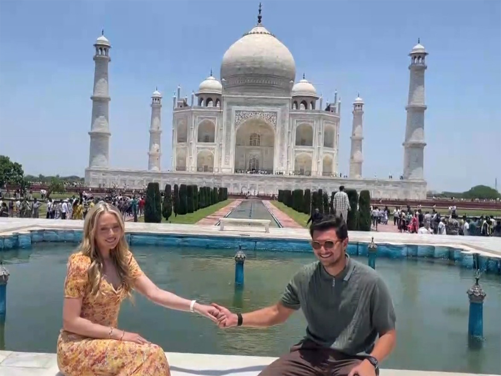  Tiffany Trump and her husband  Michael Boulos (Image source: ANI)