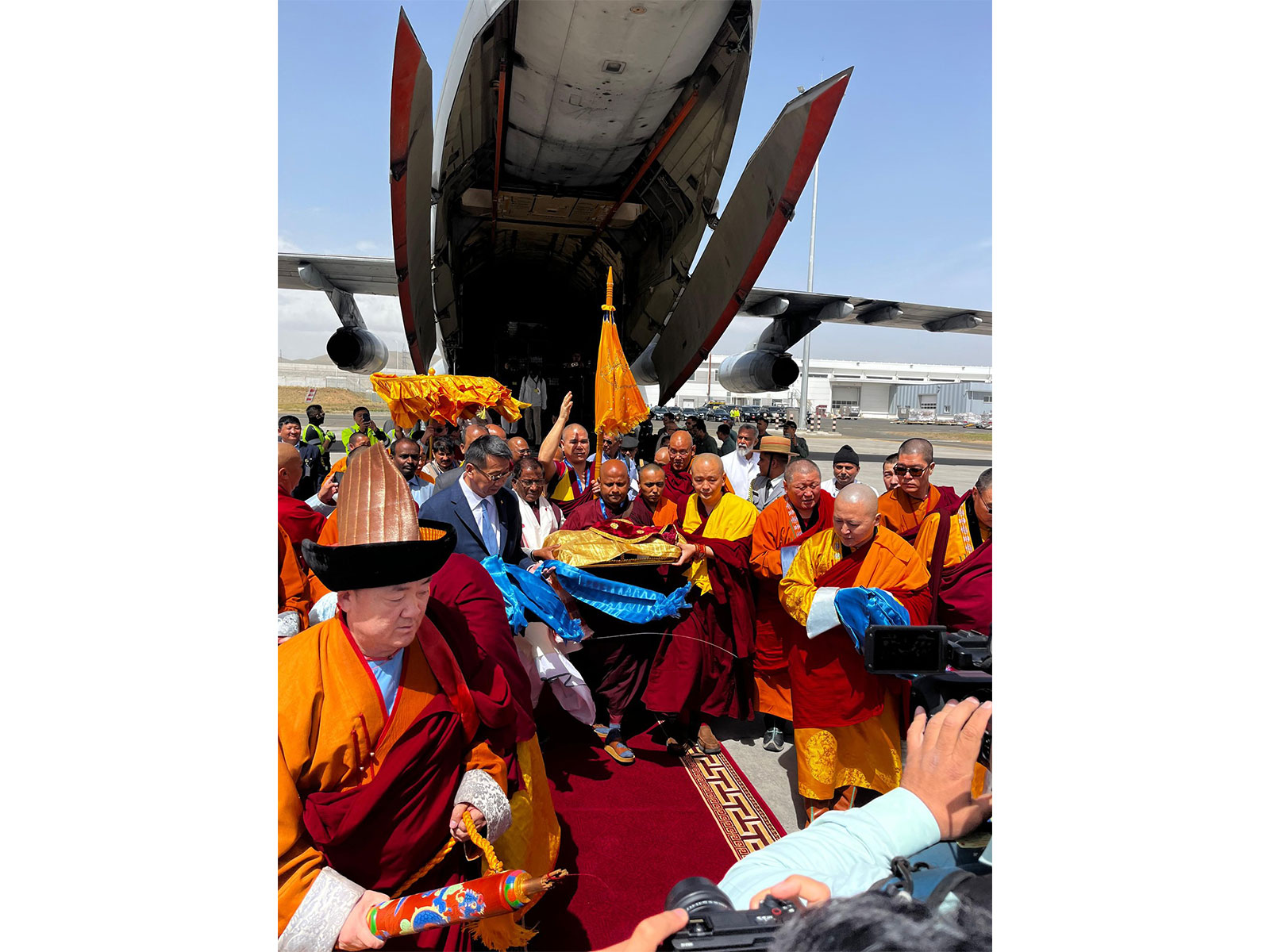 Sacred relics of Lord Buddha arrive in Mongolia (Photo: X@IAF_MCC)