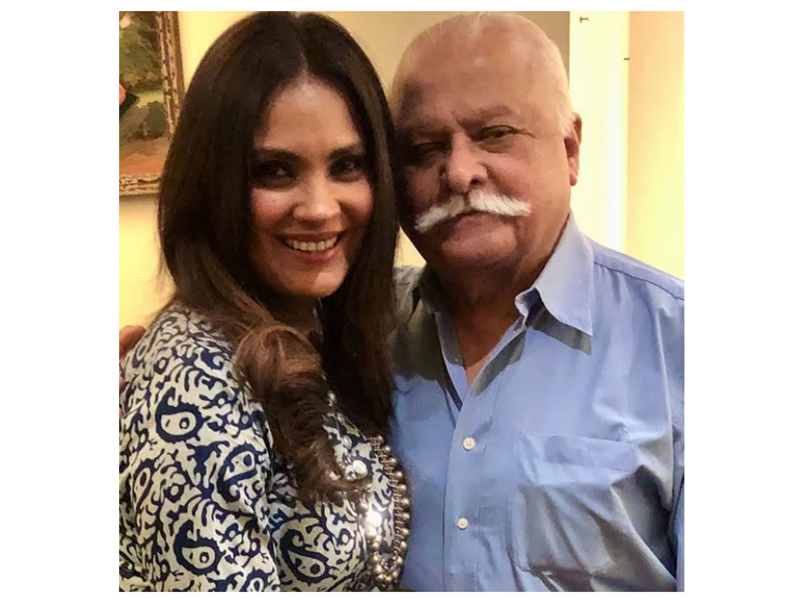 Lara Dutta with her father Wing Commander (retd) LK Dutta (Photo/Instagram/@larabhupathi)
