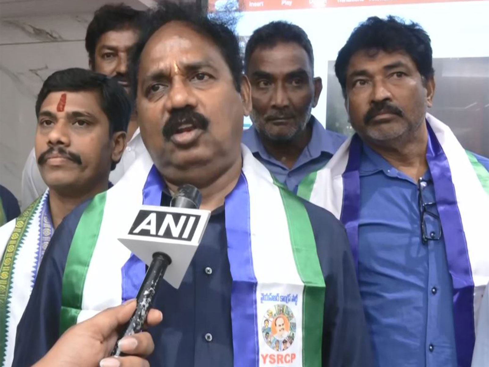 YSRCP former MLA Vasupalli Ganesh Kumar (Photo/ANI)