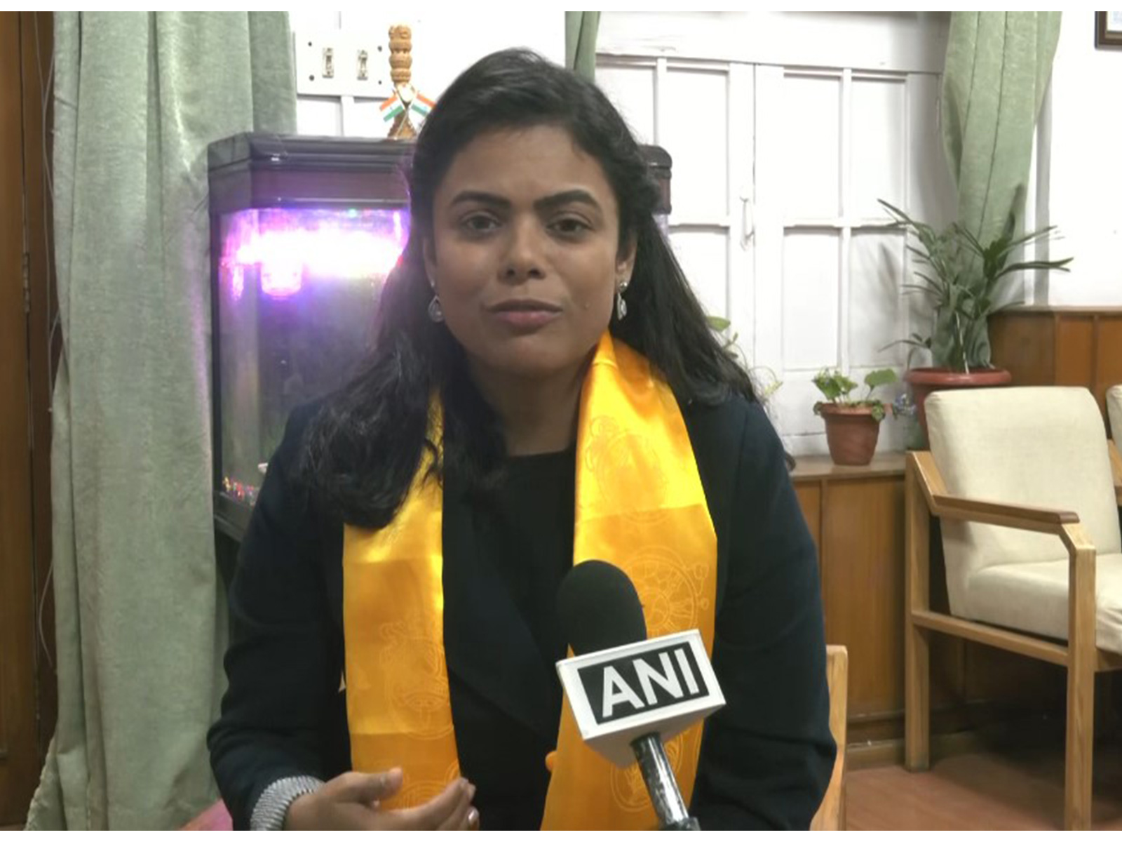 Yoga practitioner and entrepreneur Asha Dipika (Photo/ANI)