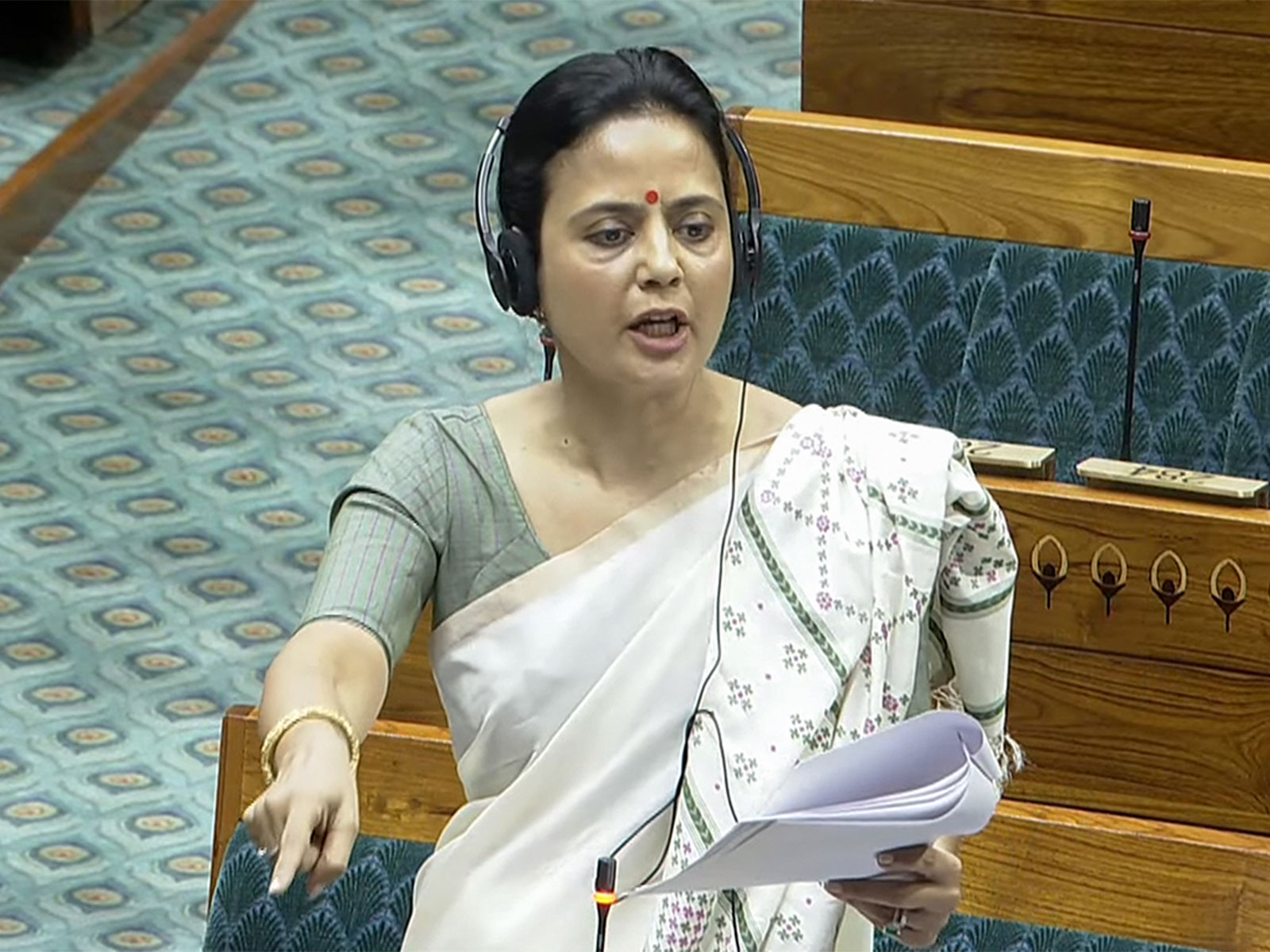 Trinamool Congress (TMC) MP Mahua Moitra (File Photo/ANI)