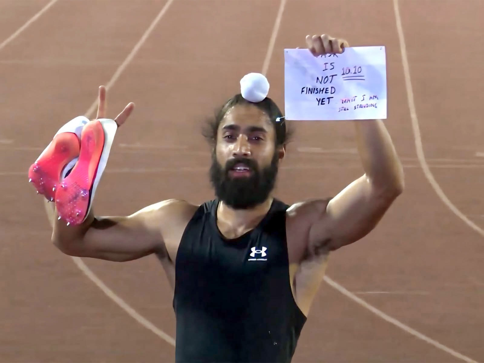 Indian sprinter Gurindervir Singh (Photo/Indian Navy)