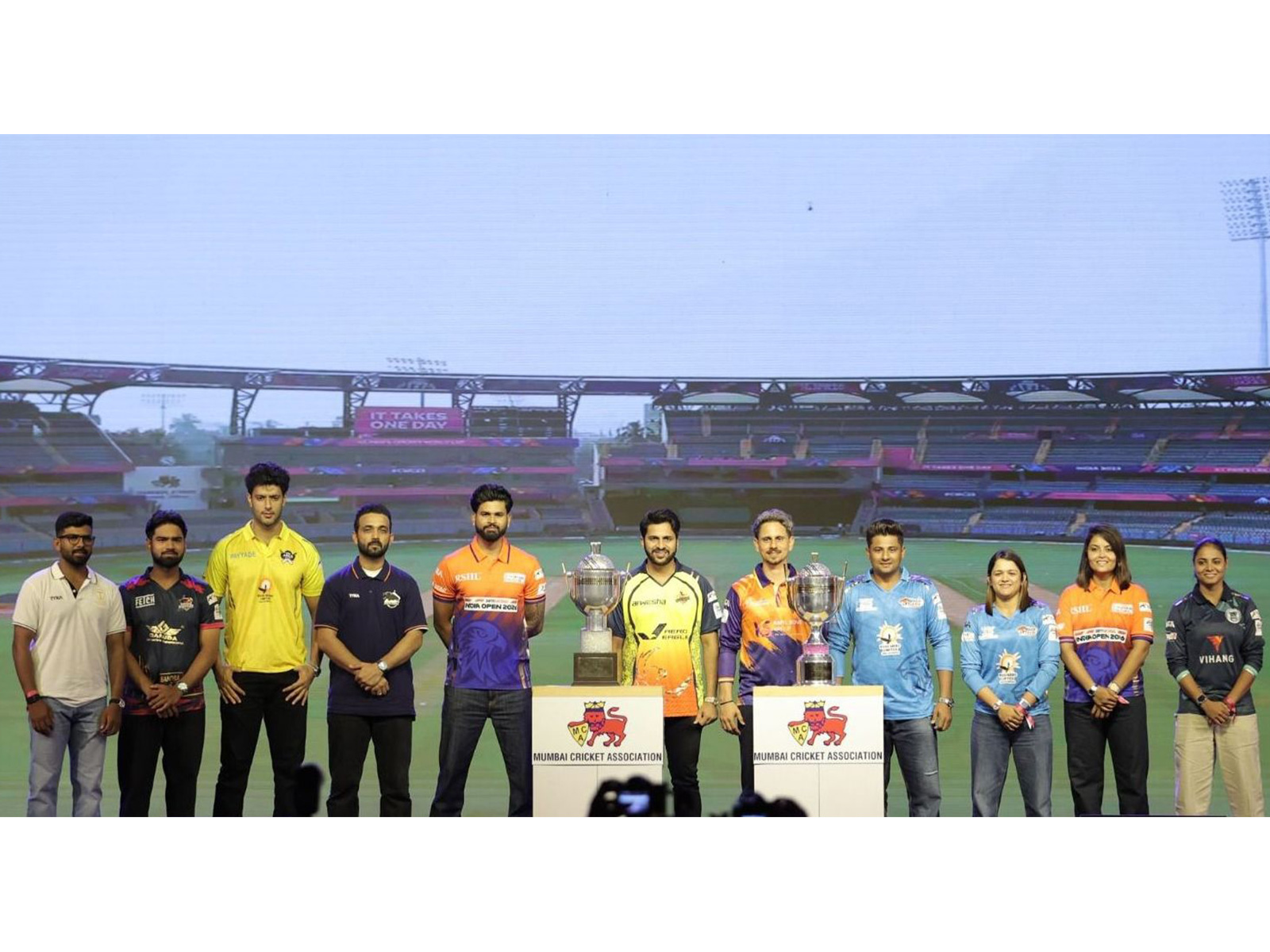 T20 Mumbai League captains (Photo: MCA)