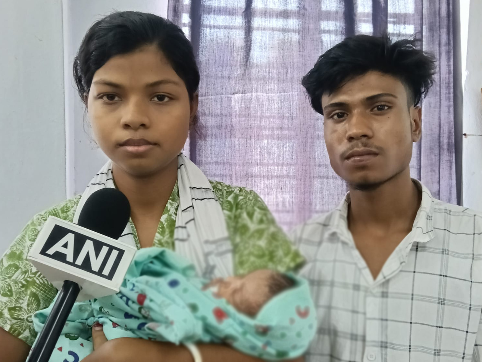 Baby's mother and father, Briti Roy, and Dipanka Nama (Photot/ANI)