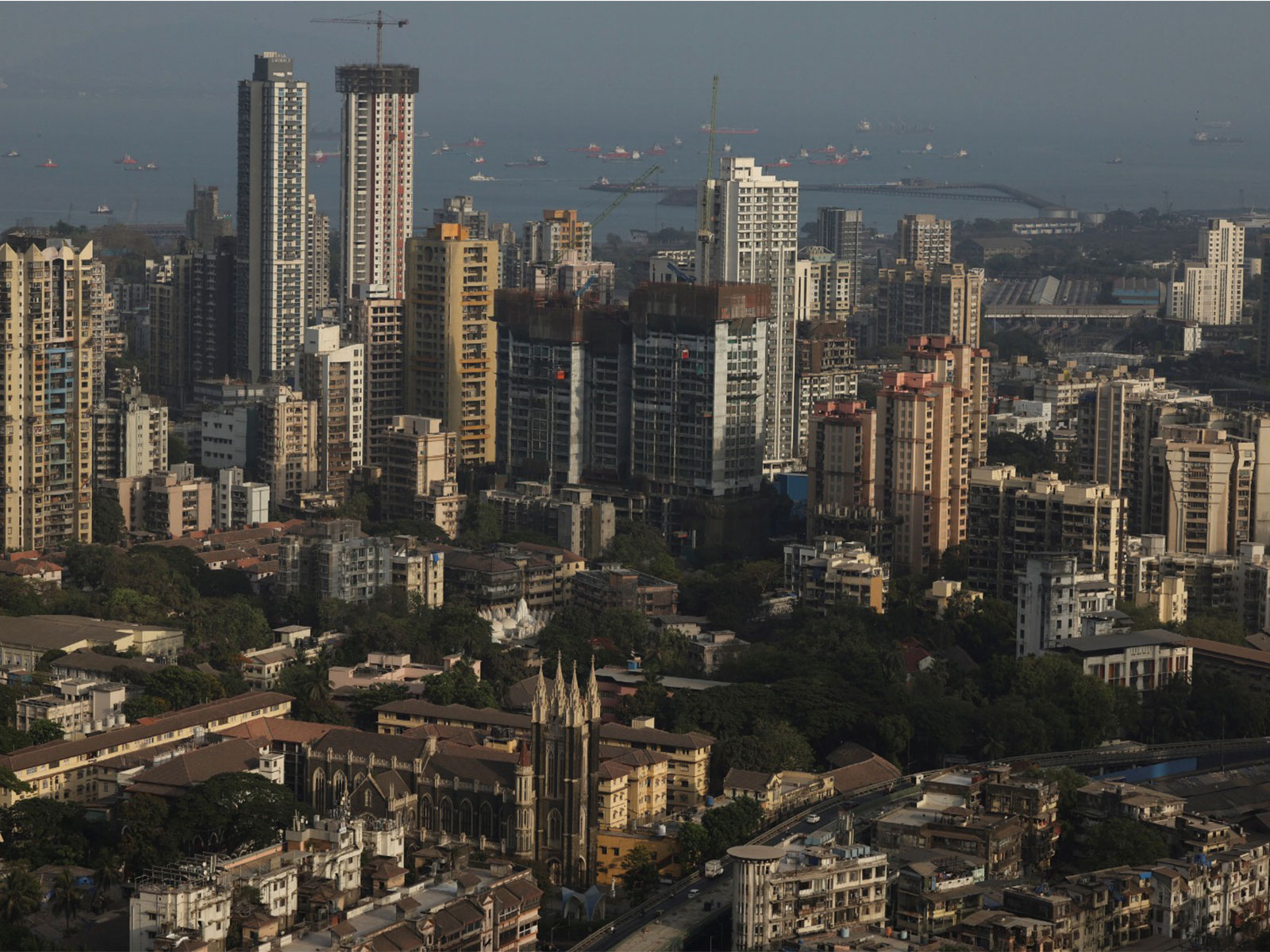 A general view of the skyline in Mumbai, India (Photo/Reuters)
