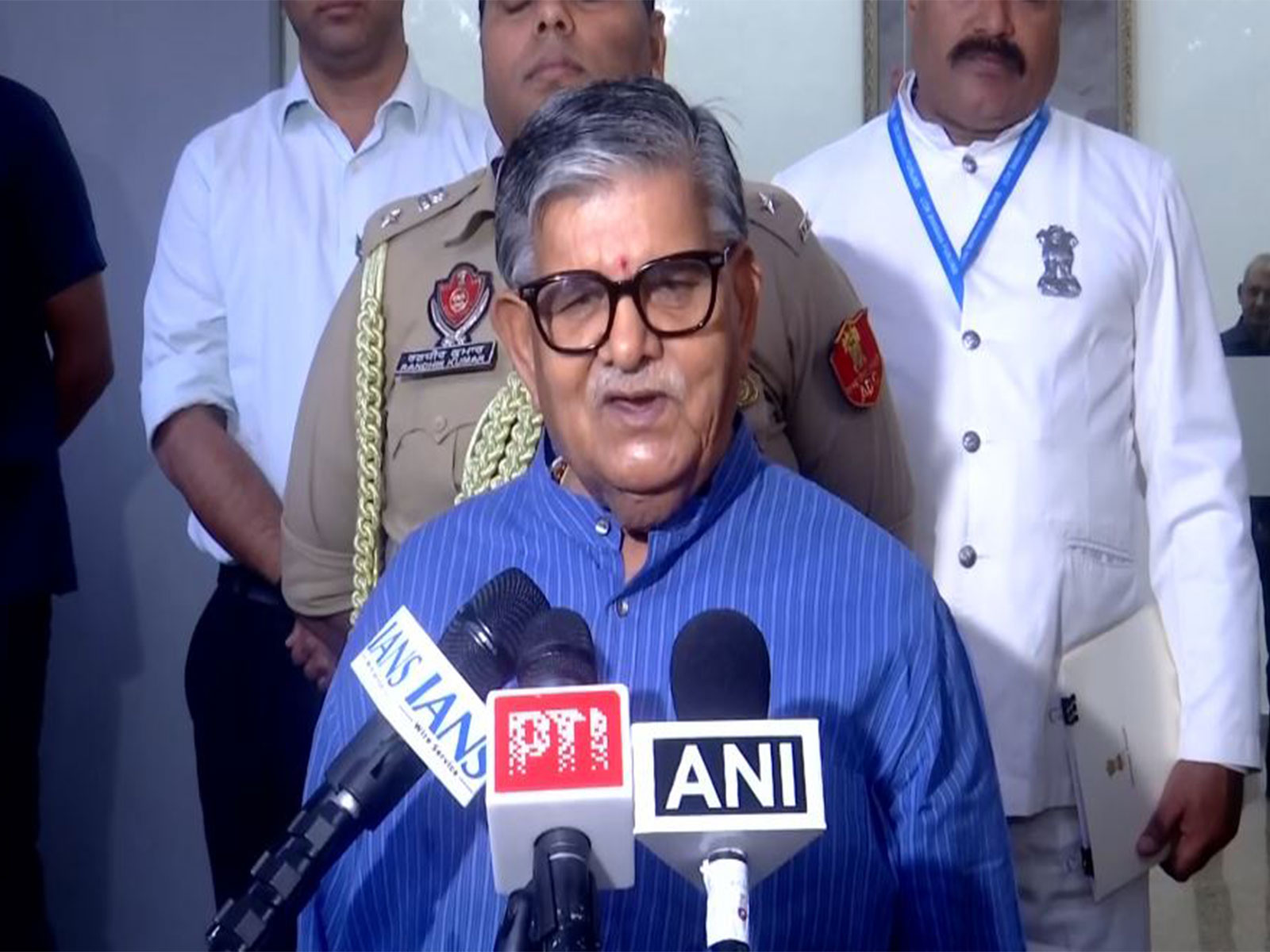 Punjab Governor Gulab Chand Kataria. (Photo: ANI)