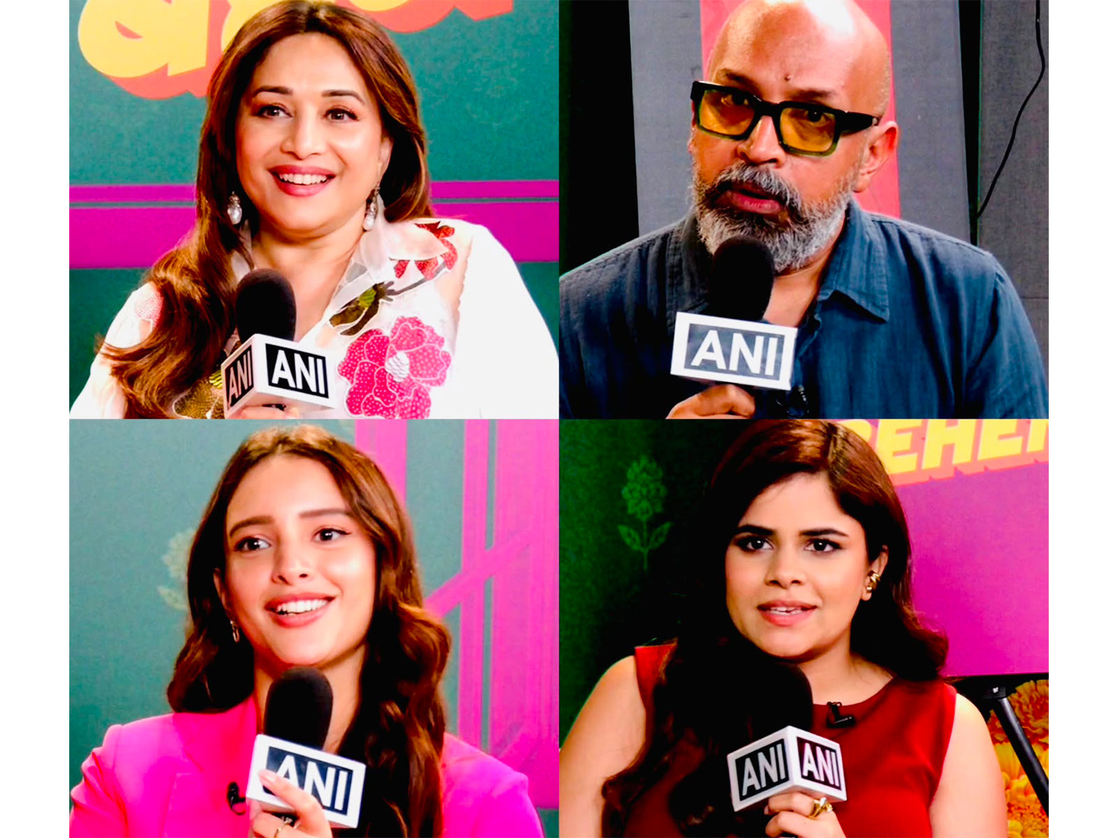 Madhuri Dixit, Suresh Triveni, Tripti Dimri, Dharna Durgaa (Photo/ANI)