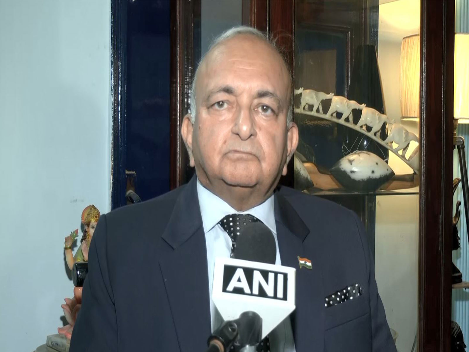 Former senior diplomat Mahesh Sachdev (Photo/ANI)