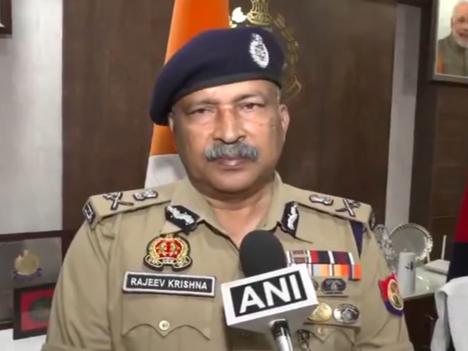 Newly appointed full-time DGP of Uttar Pradesh, Rajeev Krishna (Photo/ANI)