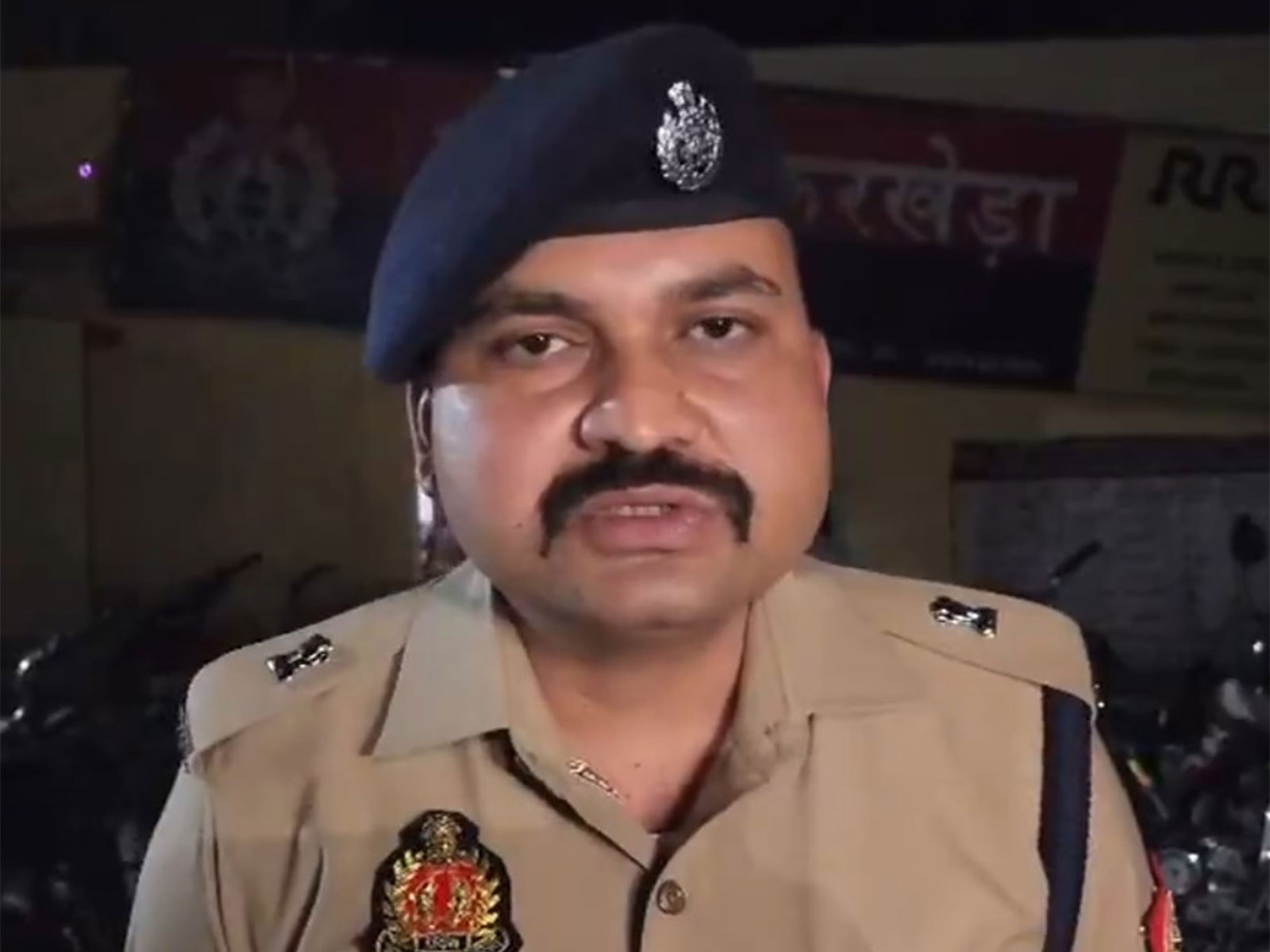 Vinayak Gopal Bhosale, Superintendent of Police, Meerut (Photo/ANI)