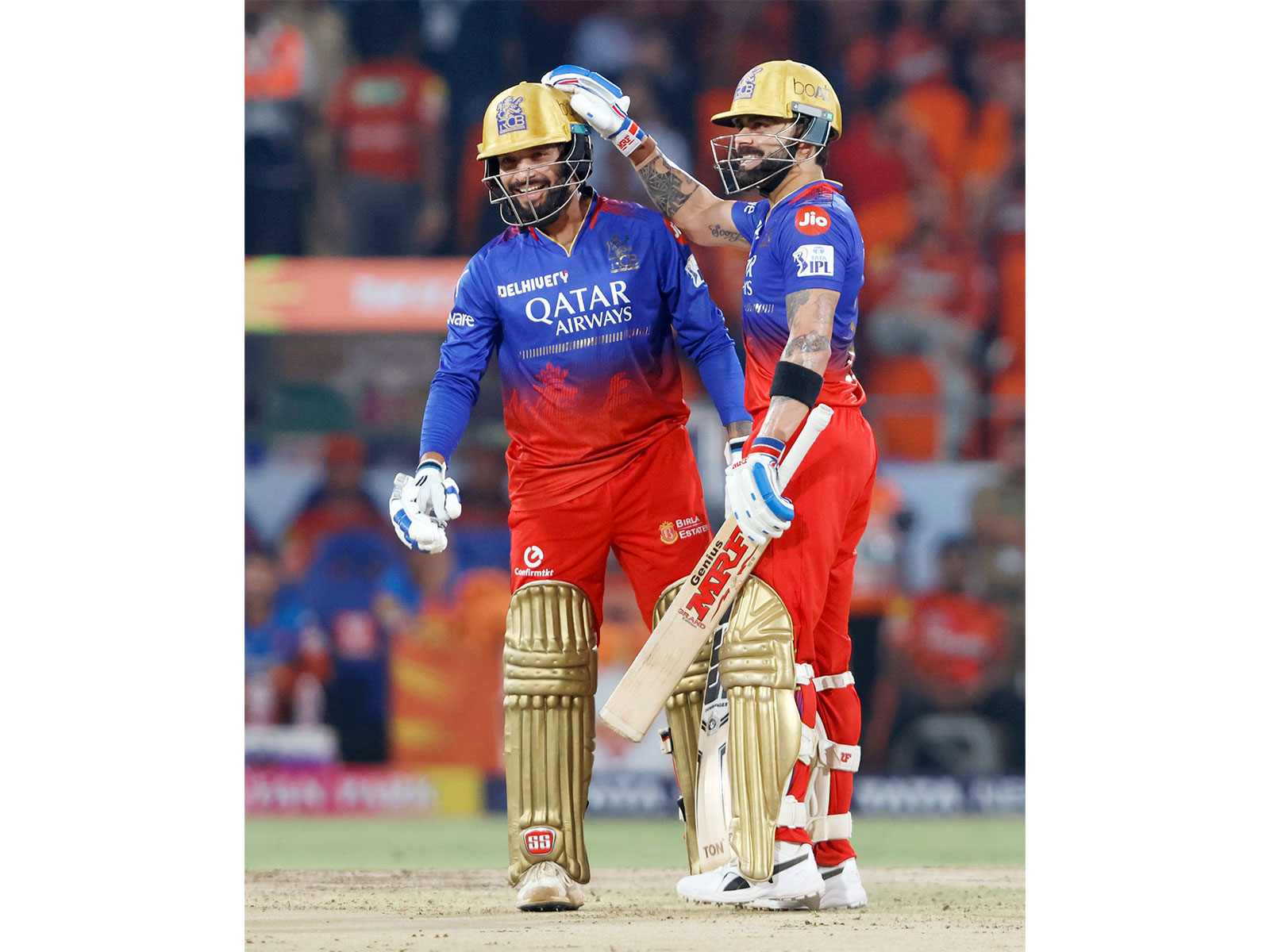 Virat Kohli and Rajat Patidar. (Photo/ANI)