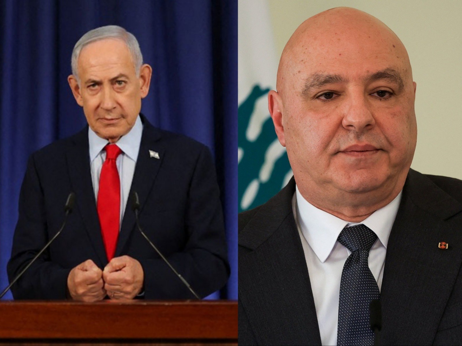 Israel PM Benjamin Netanyahu and Lebanese President Joseph Aoun (File Photo/Reuters)