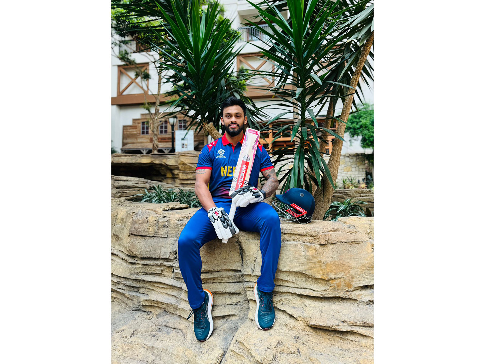 Kushal Bhurtel. (Photo:X/@kushalbhurtel14)