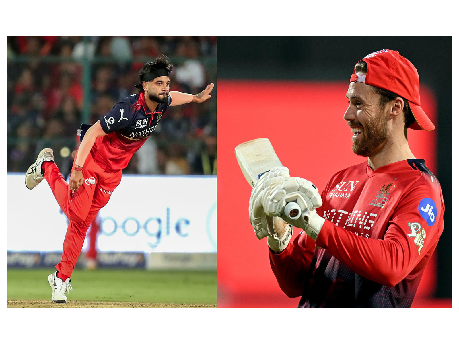 Phil Salt and Suyash Sharma. (Photo/ANI) 