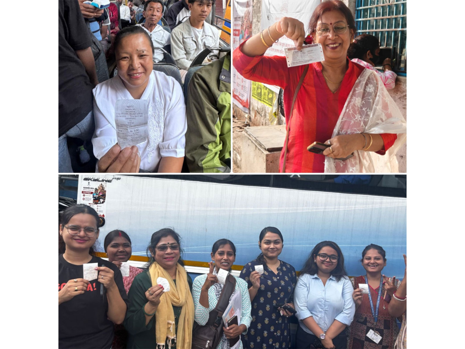 West Bengal government introduces free bus travel scheme for women (Photo/X@BJP4Bengal)