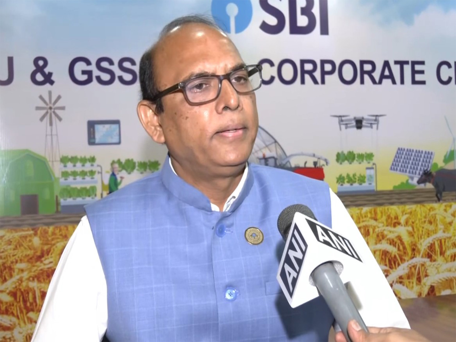 Govind Narayan Goyal, Chief General Manager (Agri Business Unit & Government Schemes) SBI. (Photo-ANI)