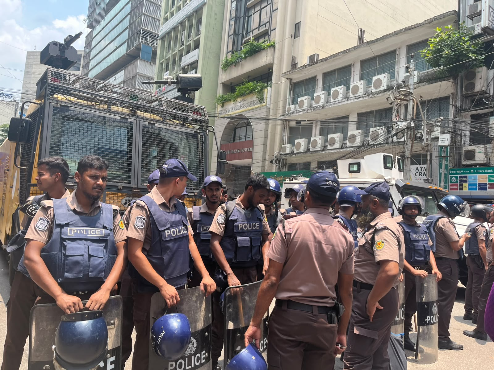 Clashes erupt in Bangladesh after appointment of a new chairman of a private bank (Photo/ANI)