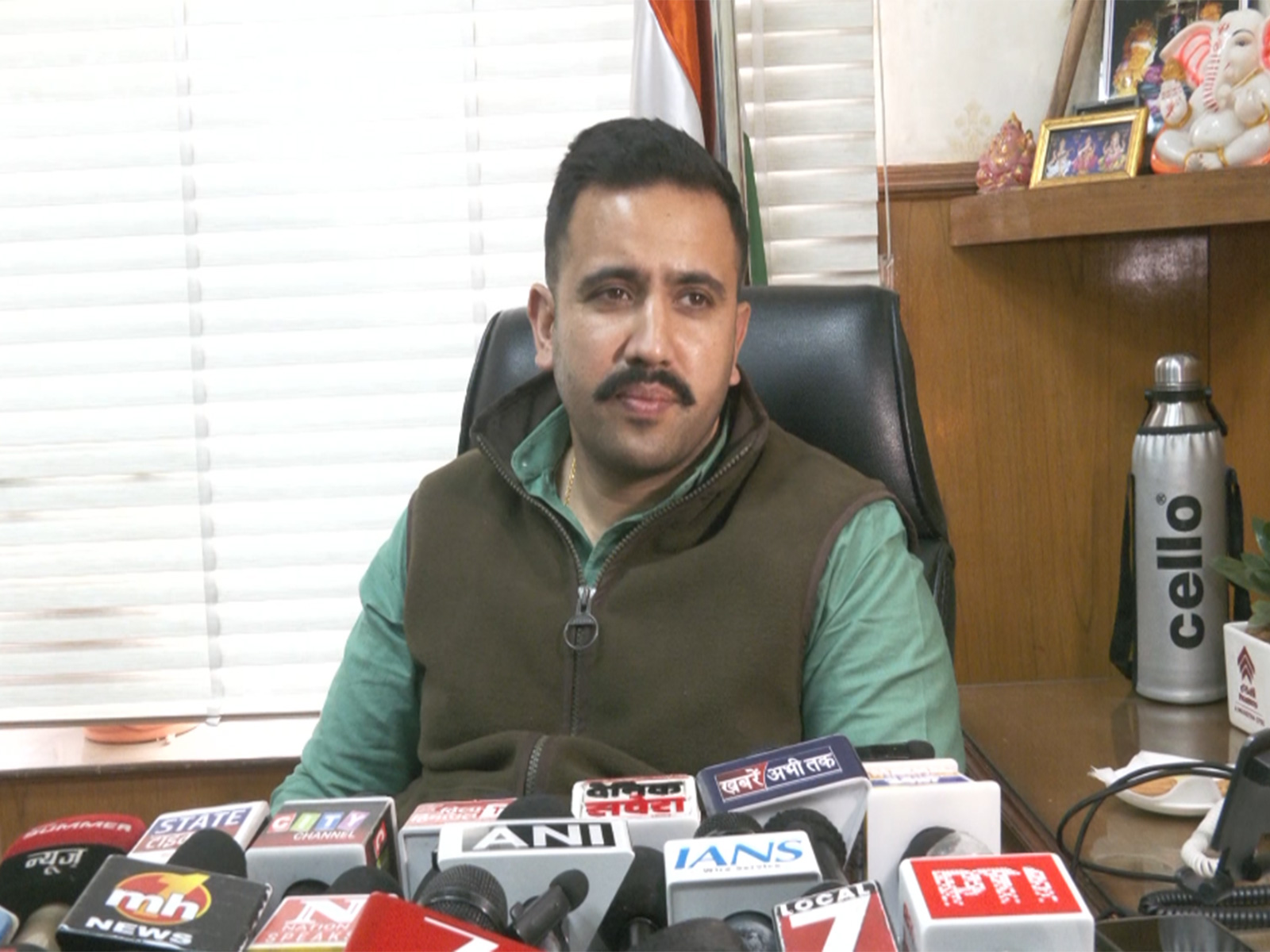 Himachal Pradesh PWD Minister Vikramaditya Singh (Photo/ANI)