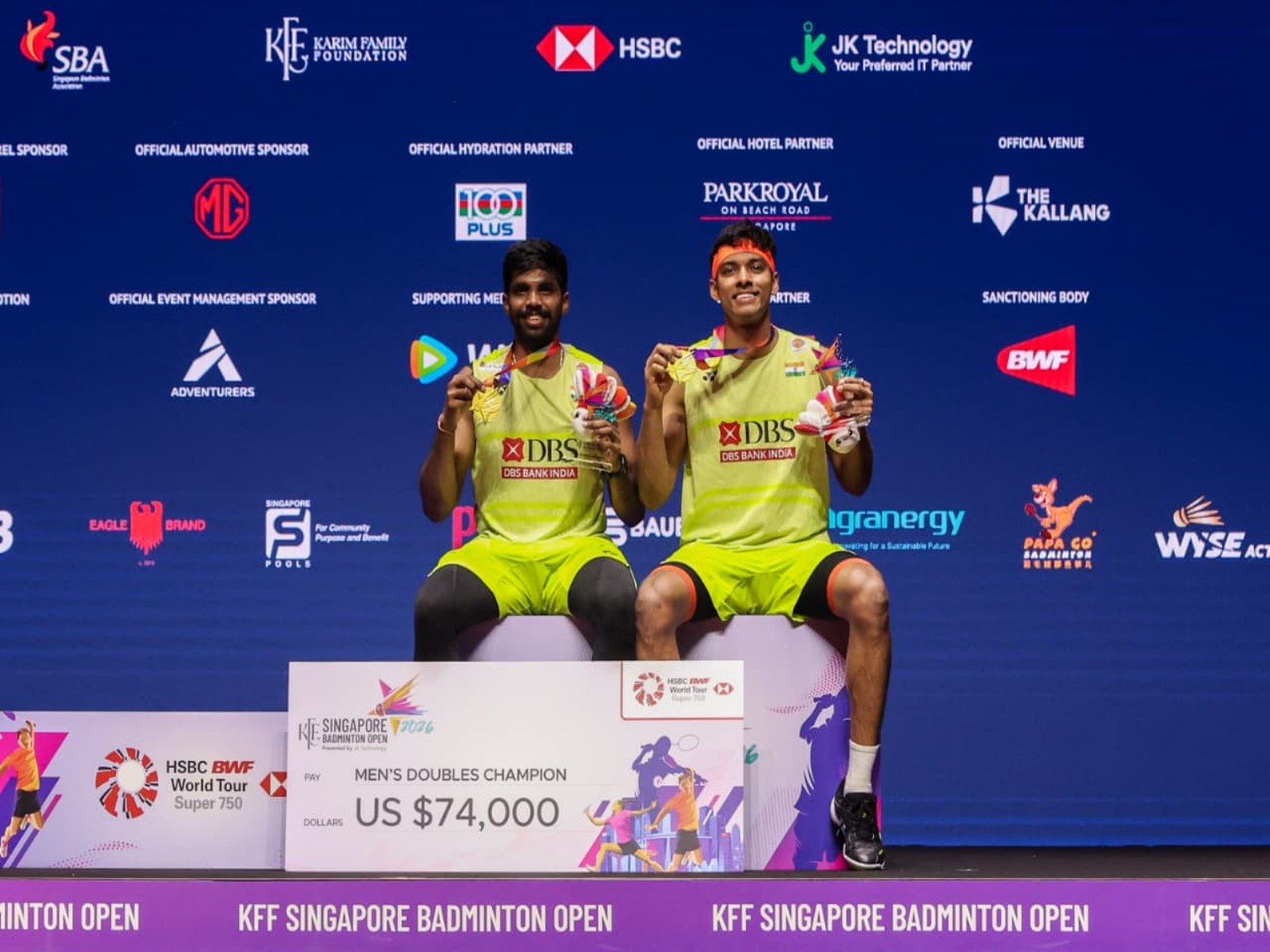 Satwiksairaj Rankireddy (left) and Chirag Shetty (right) (File Photo: Badminton Photo)