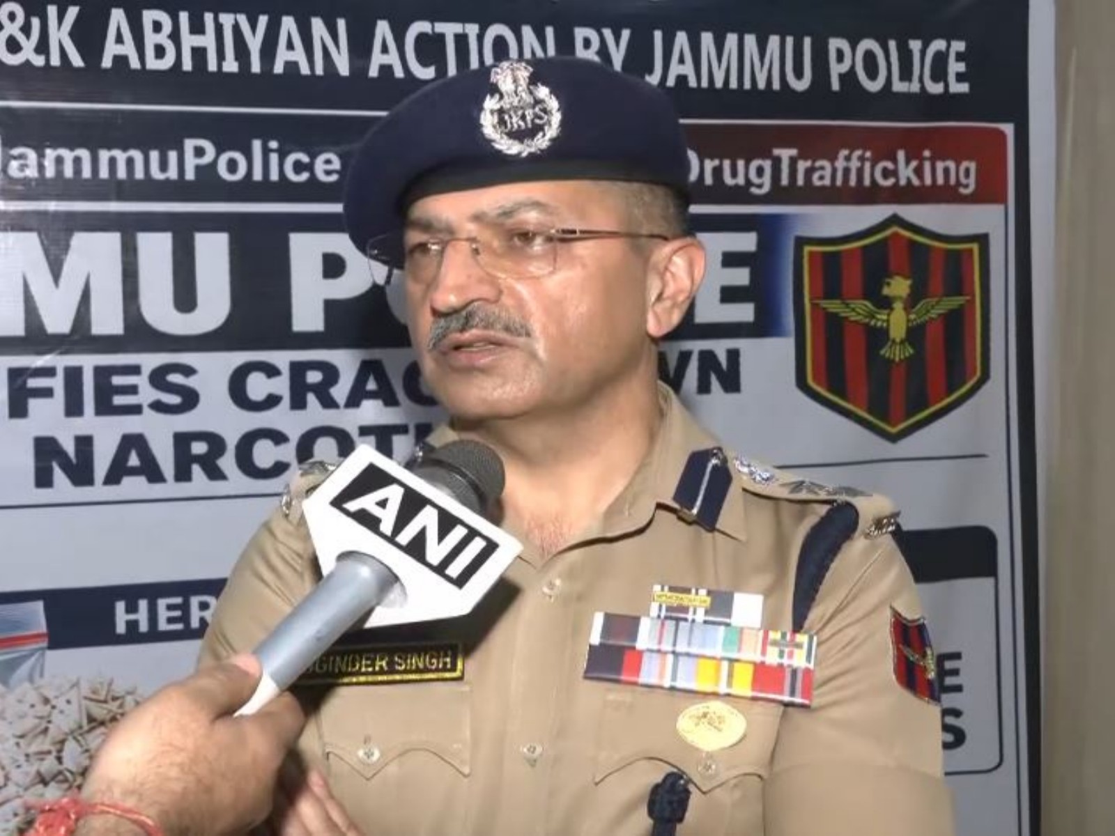 Jammu SSP Joginder Singh (Photo/ANI)