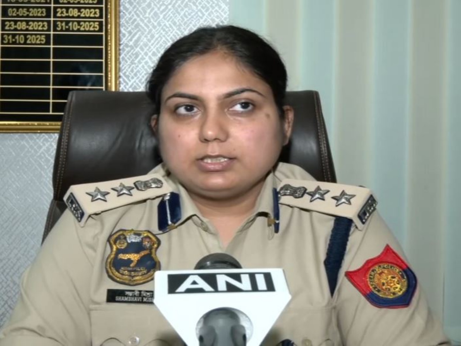 Guwahati Deputy Commissioner of Police (Central) Shambhavi Mishra (Photo/ANI)