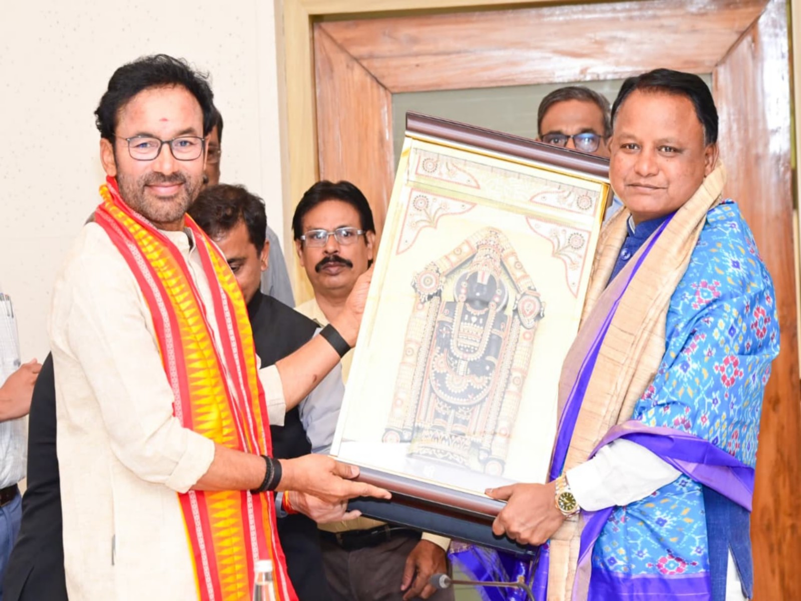 Odisha CM Mohan Charan Majhi  and Union Minister G Kishan Reddy (Photo/Odisha Govt)