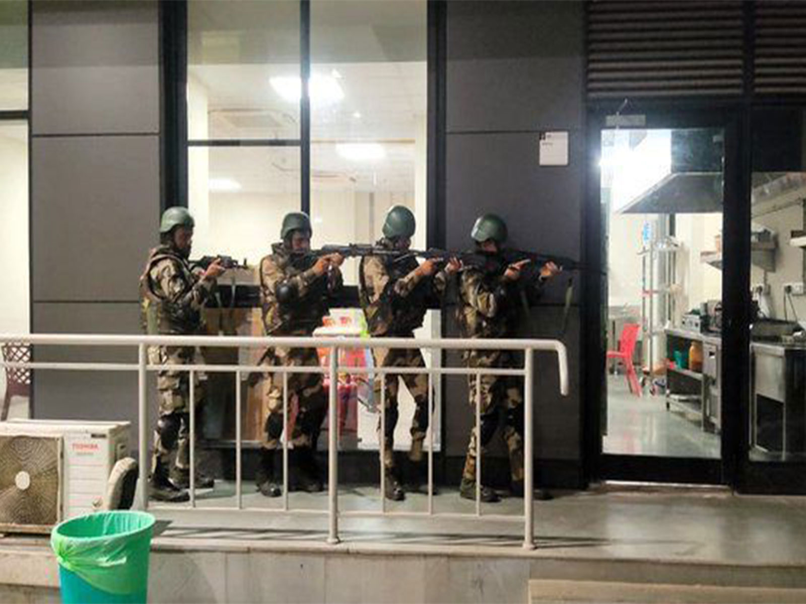 CISF conducted an odd hour mock drill at Navi Mumbai Airport (Photo/ANI)