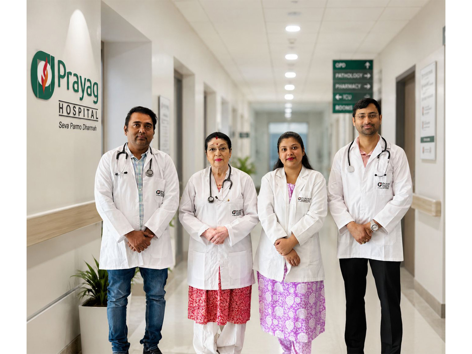 Doctors at Prayag Hospital successfully performed a complex high-risk trauma surgery on a 74-year-old road accident patient