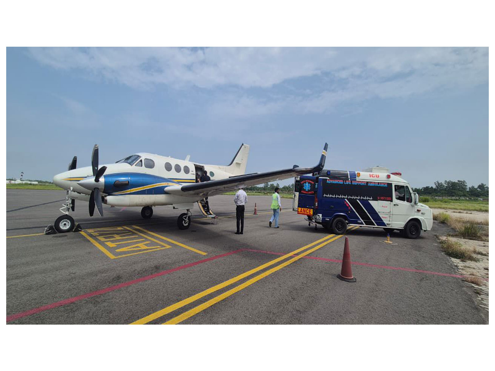 Visual from Pantnagar Airport (Photo/ANI)