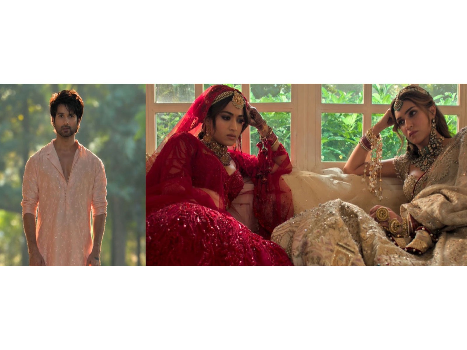 Shahid Kapoor, Rashmika Mandanna and Kriti Sanon in Cocktail 2 trailer (Photo/MaddockFilms)