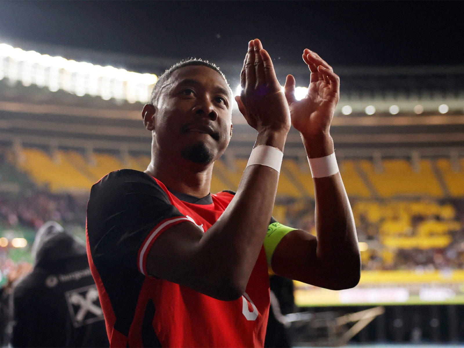 Austria captain David Alaba (File Photo/Reuters)