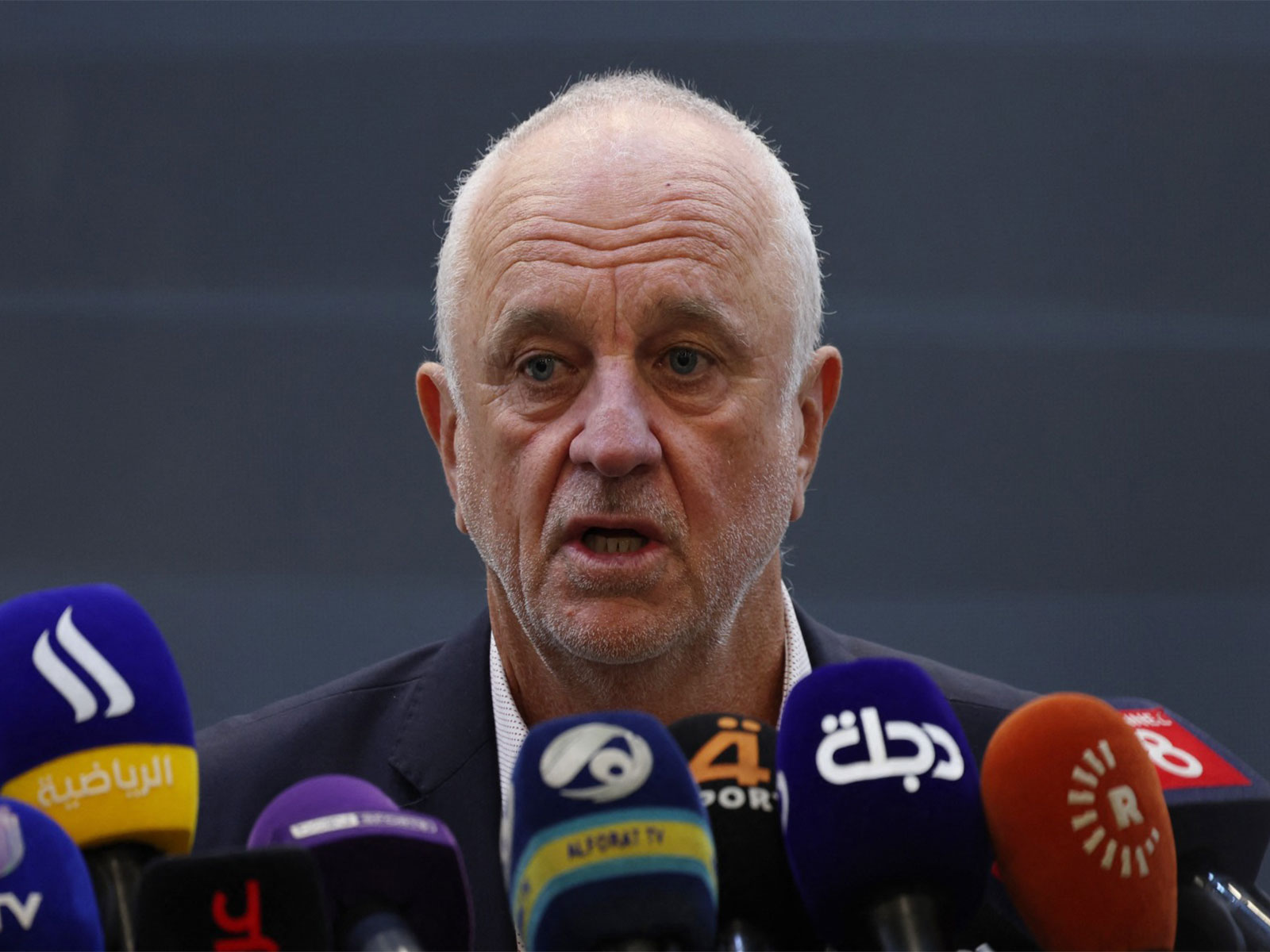 Iraq head coach Graham Arnold