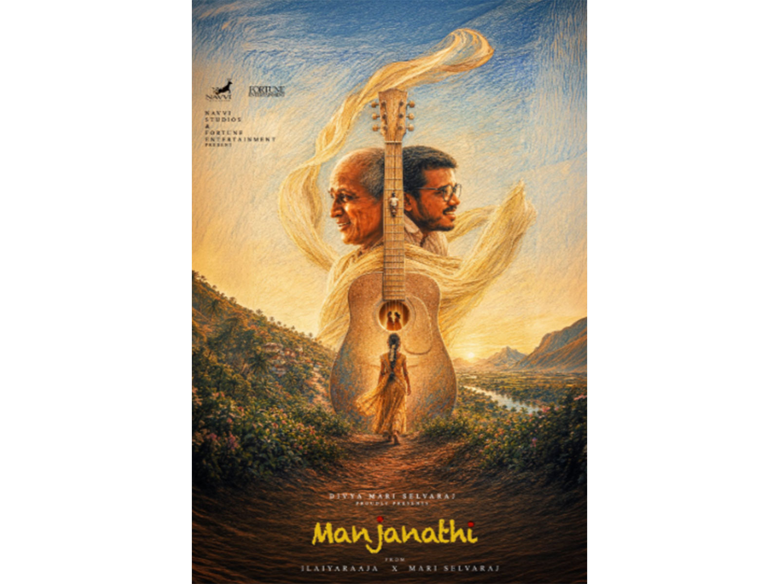 Mari Selvaraj and Ilaiyaraaja in Manjanathi (Photo/X@mari_selvaraj)