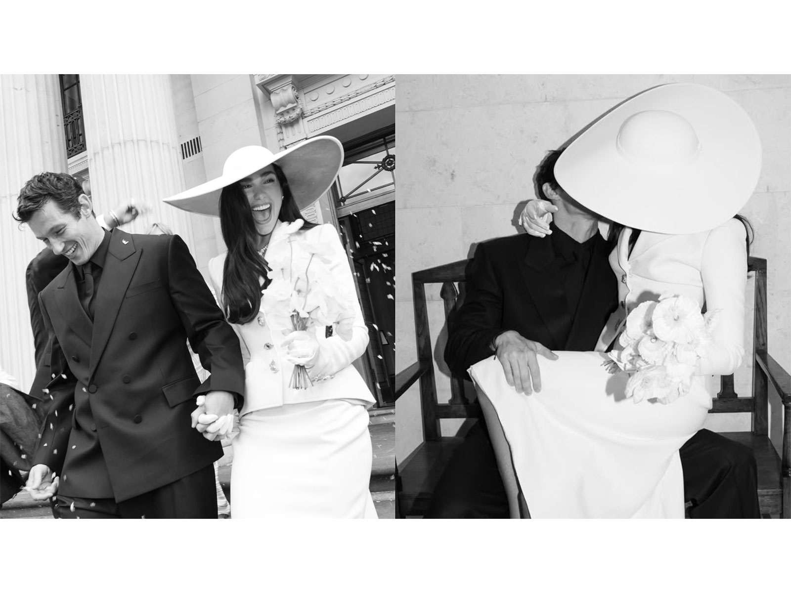 Dua Lipa, Callum Turner wedding pictures (Photo/Instagram@dualipa)