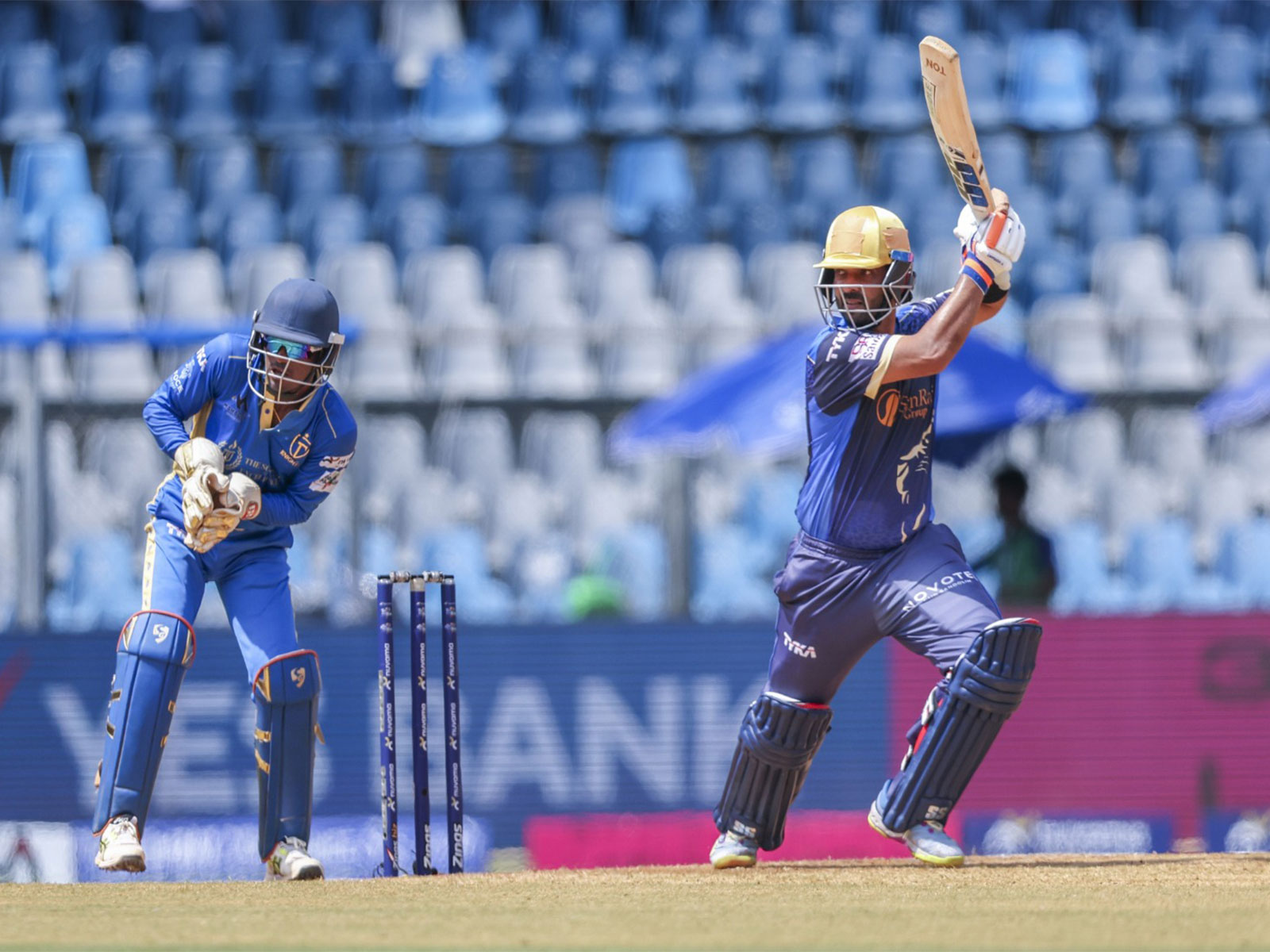Ajinkya Rahane batting (Photo: Mumbai T20 League)
