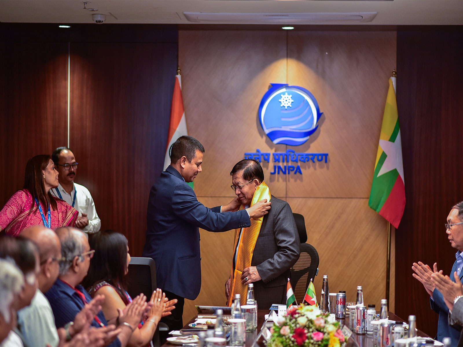 President of Myanmar U Min Aung Hlaing (pHOTO: x@JNPort)