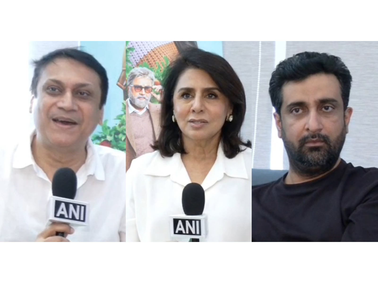 Neetu Kapoor, Deepak Dutta, Ashish R. Mohan (Photo/ANI)