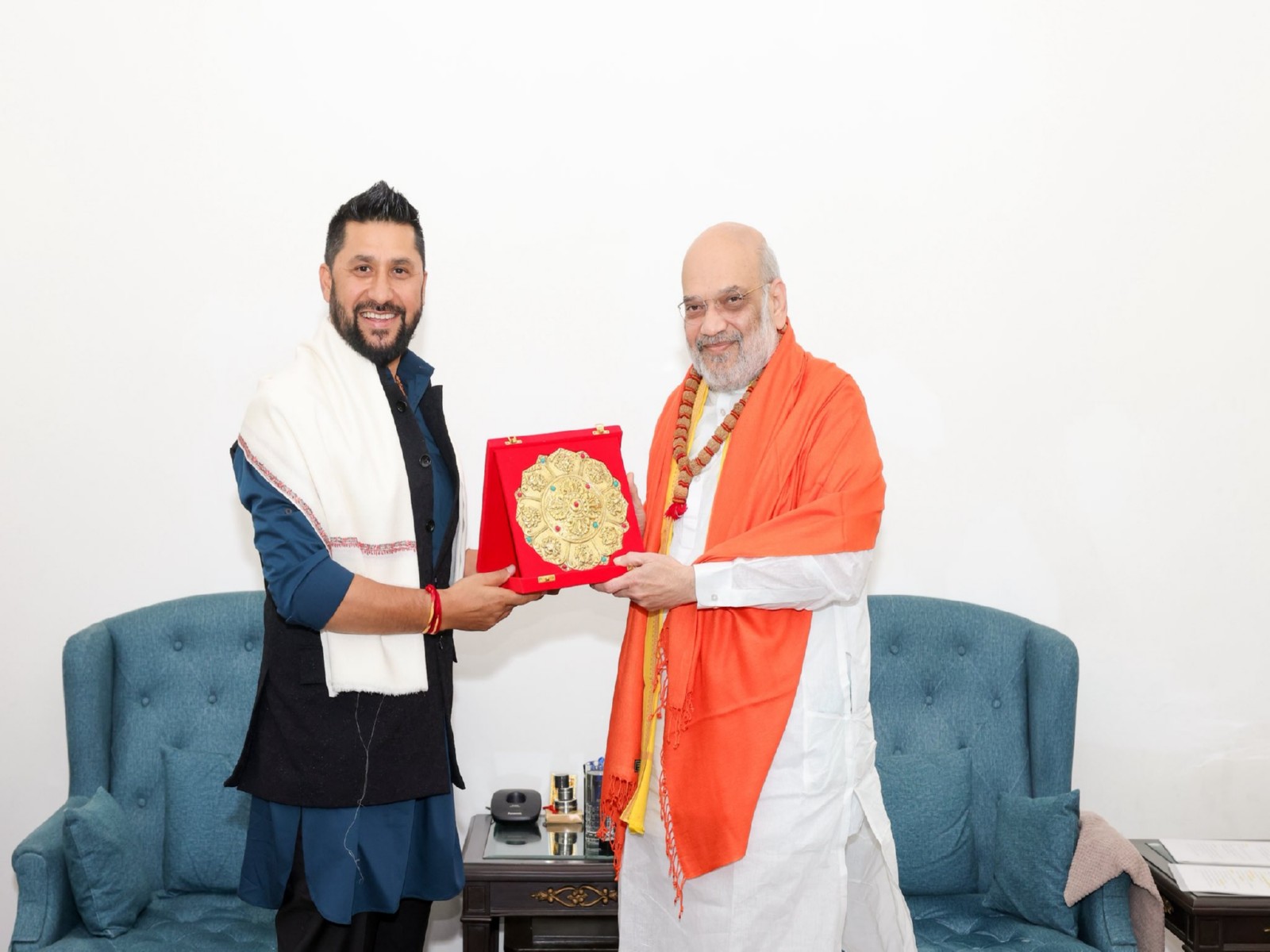 Union Home Minister Amit Shah with Rabi Lamichhane, Chairman, Rastriya Swatantra Party (Photo: X@HMOIndia)