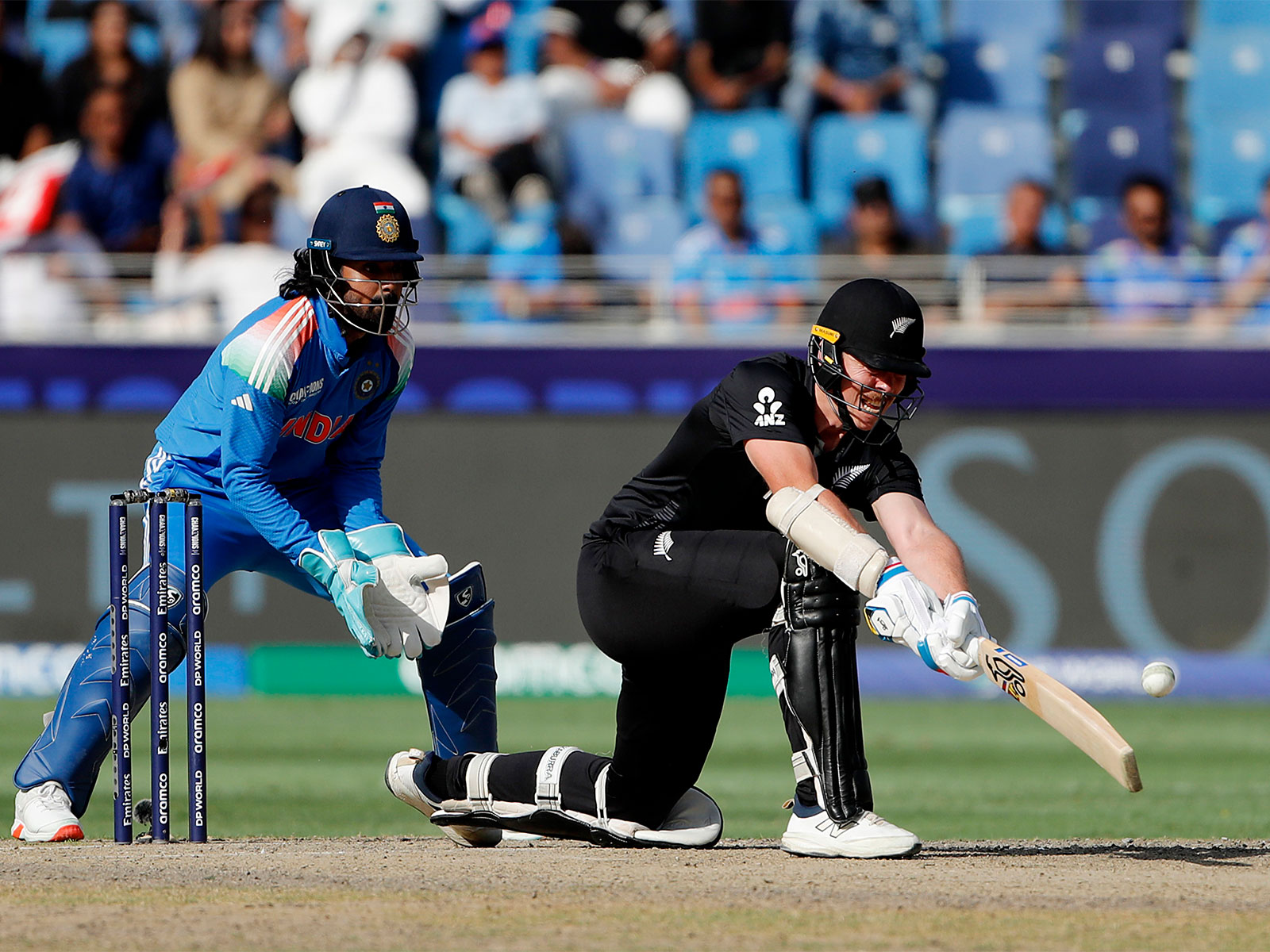 India and New Zealand players in action during a T20I (Photo: ANI)