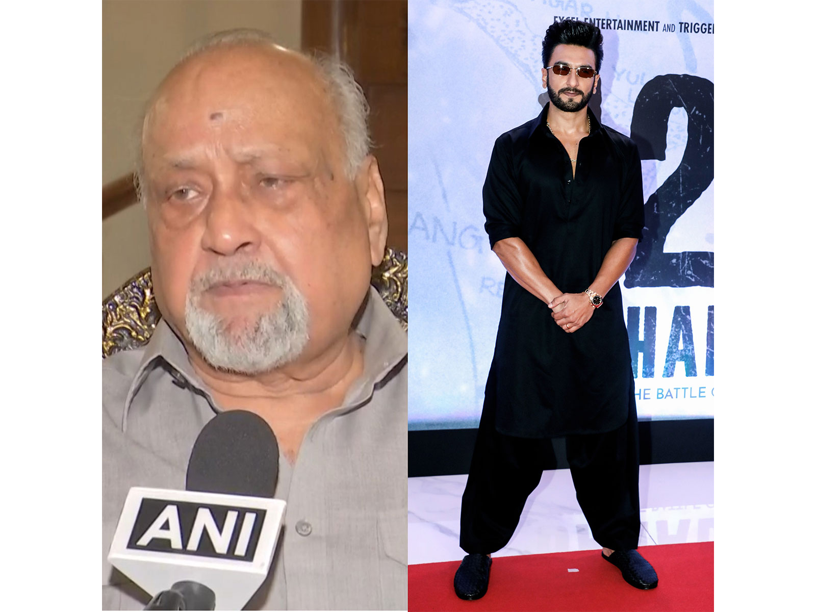 TP Aggarwal and Ranveer Singh (Photo/ANI)
